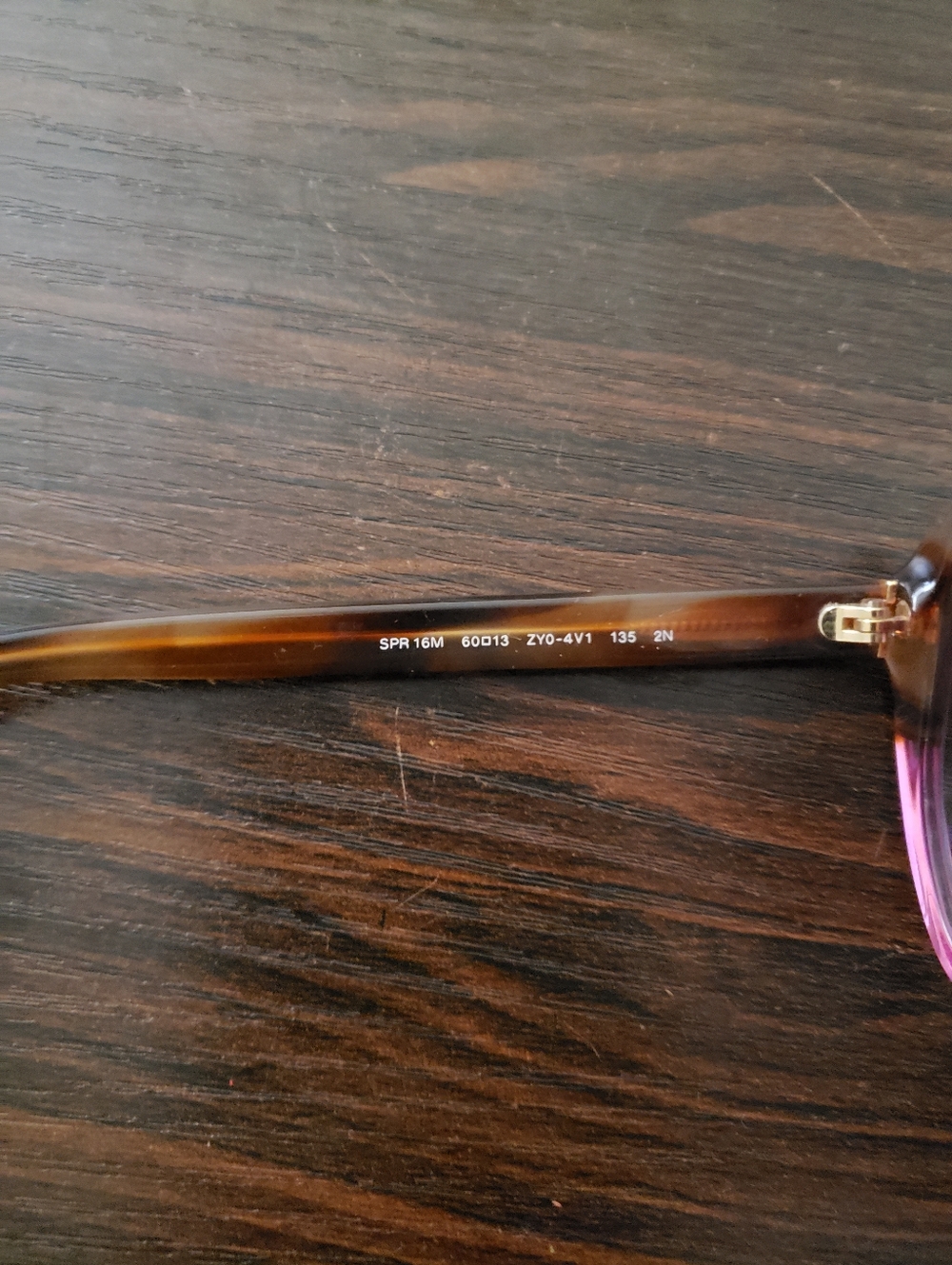 Prada Dual-Tone Sunglasses in Brown and Pink - Picture 12 of 12